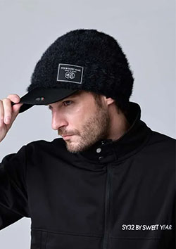 SY-32 GOLF KNIT CAP 26231348 |  BLACK