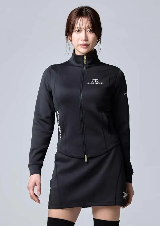 SY-32 GOLF SOFT RIPSTOP JQ ZIP JK 26241110 | BLACK | LADIES