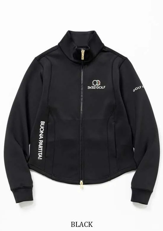 SY-32 GOLF SOFT RIPSTOP JQ ZIP JK 26241110 | BLACK | LADIES