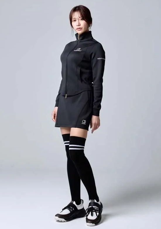 SY-32 GOLF SOFT RIPSTOP JQ ZIP JK 26241110 | BLACK | LADIES