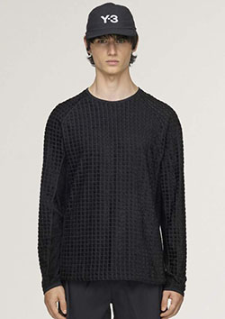 Y-3 REVERSIBLE RUNNING LONG SLEEVE | BLACK