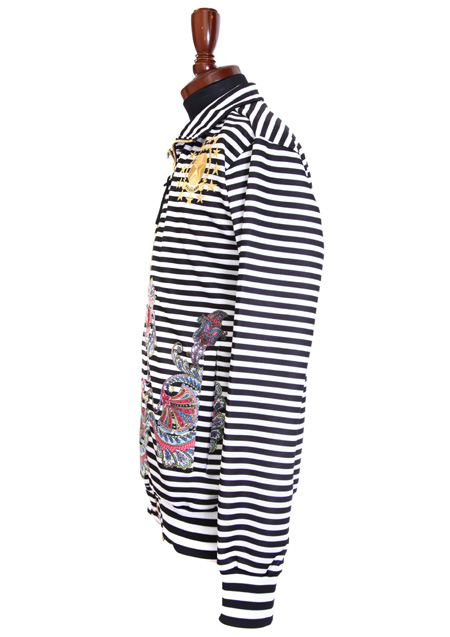 DRESS CAMP ペイズリープリントジャージ■