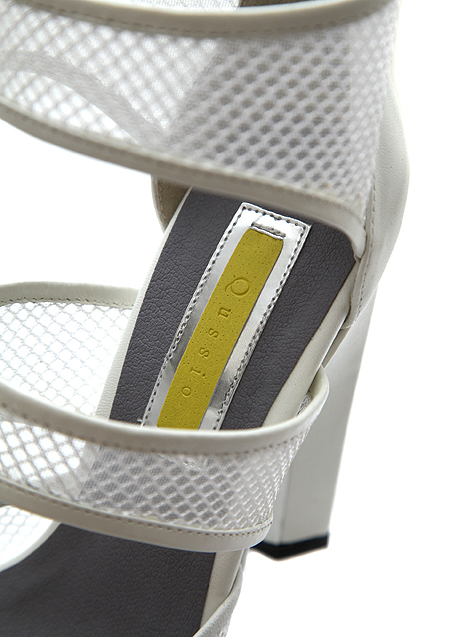 QUSSIO / MESH SANDAL|OFF-WHITE