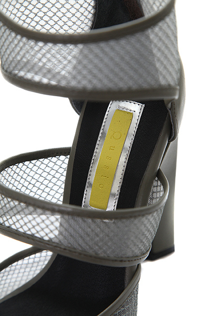 QUSSIO / MESH SANDAL|KHAKI