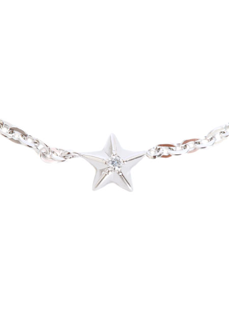 STAR ANKLET ONE DIAMOND