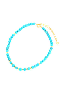 A.O.I TURQUOISE ANKLET