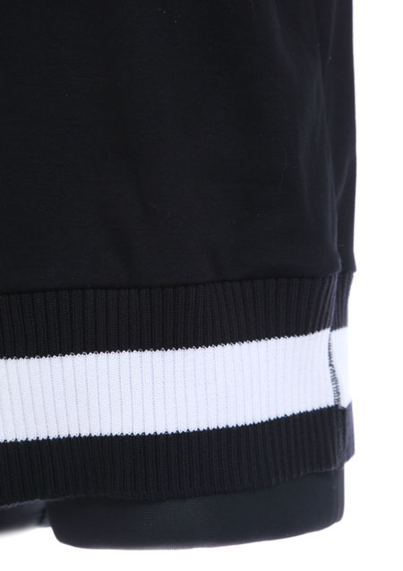 CHRISTIAN DADA STRIPE RIB POLO SHIRT