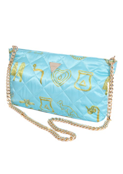 GIZA HIEROGLYPH CLUTCH BAG