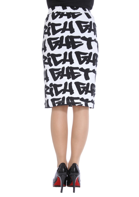 JOYRICH GHETTO GRAFFITI TUBE SKIRT