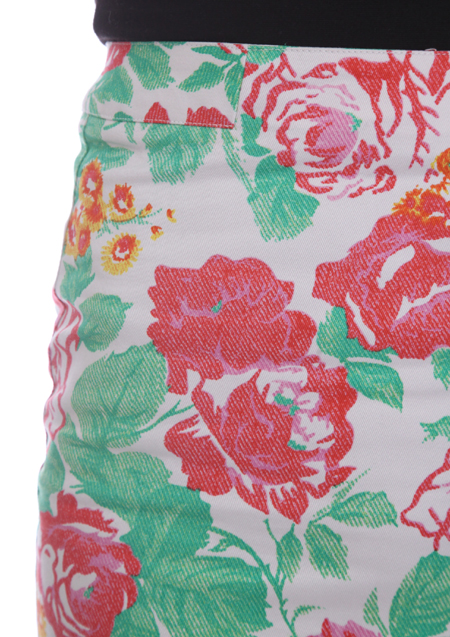 JOYRICH PALM ROSE MERMAID SKIRT