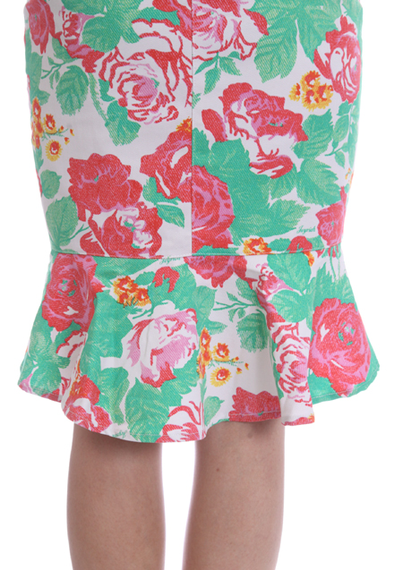 JOYRICH PALM ROSE MERMAID SKIRT