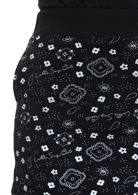 little sunny bite FLOWER PAISLEY SWEAT SKIRT