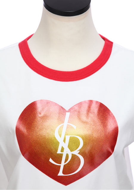 little sunny bite RINGER HEART TEE