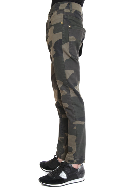 ORIGINAL BIG CAMO STRETCH DENIM TWIGGY PANTS