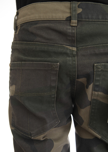 ORIGINAL BIG CAMO STRETCH DENIM TWIGGY PANTS