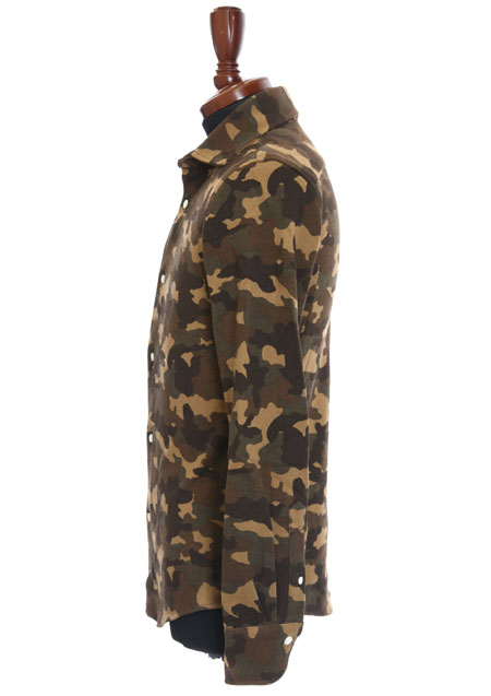 ORIGINAL HEAVY KANOKO CAMO PLAIN SHIRTS　