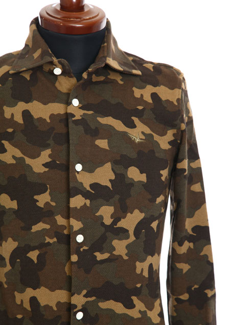 ORIGINAL HEAVY KANOKO CAMO PLAIN SHIRTS　