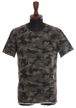 ORIGINAL STRETCH URAKE CAMO V-NECK T