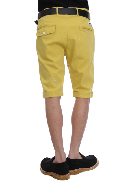 AKM PAINTED HIGH POWER STRETCH TWILL PAINTED HIGH POWER STRETCH TWILL TAPERED SHORTS