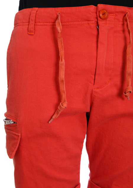 AKM HIGH POWER TWILL STRETCH ZIP CARGO PANTS