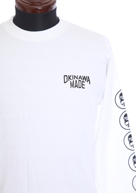 OKINAWA MADE / ARMSプリント長袖Tシャツ■
