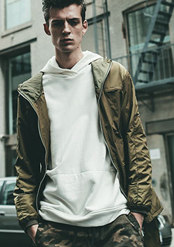 STAMPD LAYERED NYLON JACKET