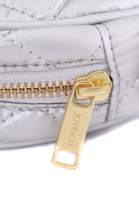 SILVER SHEEN SHOULDER BAG