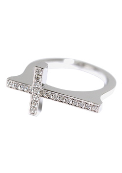 VELVET LOUNGE LUXURY CROSS RING