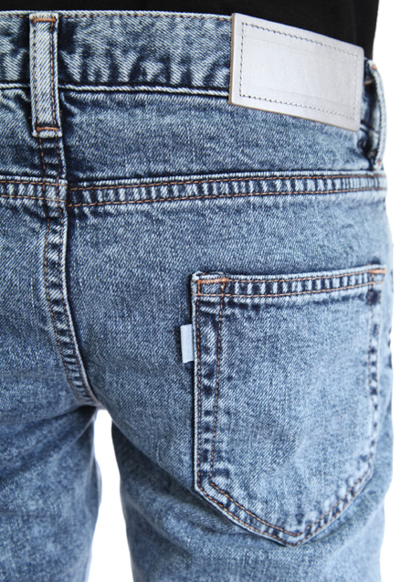 FIRST LINE DENIM CHEMICAL DAMAGE DENIM PANTS