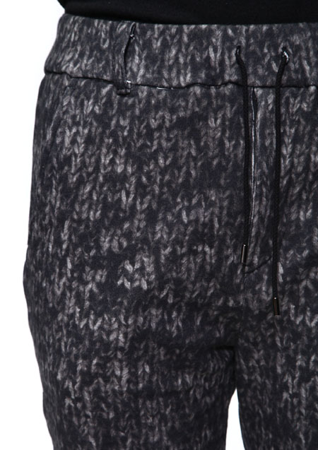 MAXSIX SWEAT PANTS KNIT PATTERN